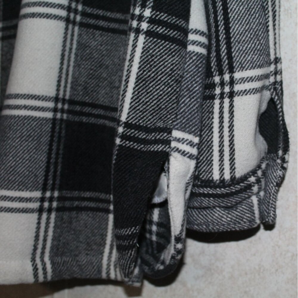 Member's Mark Shacket Plaid Button Down Jacket Fall Size Large - Picture 13 of 16